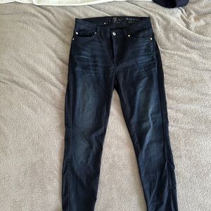 LIGHTLY WORN* seven jeans 7 jeans mid rise ankle skinny Jean SZ 28